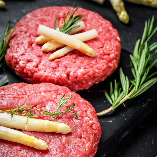 aspergeburgers met witte asperges van Keurslager Goeminne in Hoboken